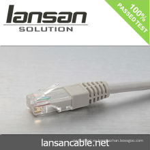 Cable de conexión CAT5E, conector CAT6 RJ45 chapado en oro 50U &quot;, lista UL